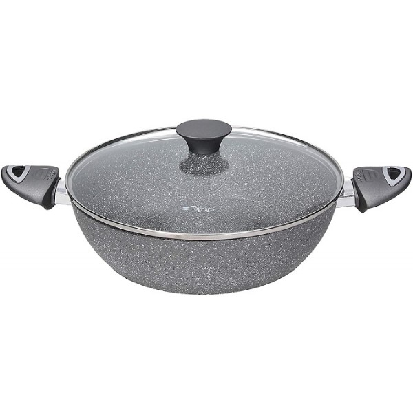 Padelle Tegamecon coperchio cm28 pure roq