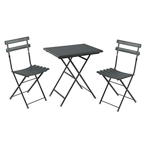 Tavoli da esterno Set da Esterno Arc EN Cielo Ferro Antico Tavolo cm70X50 + 2 sedie