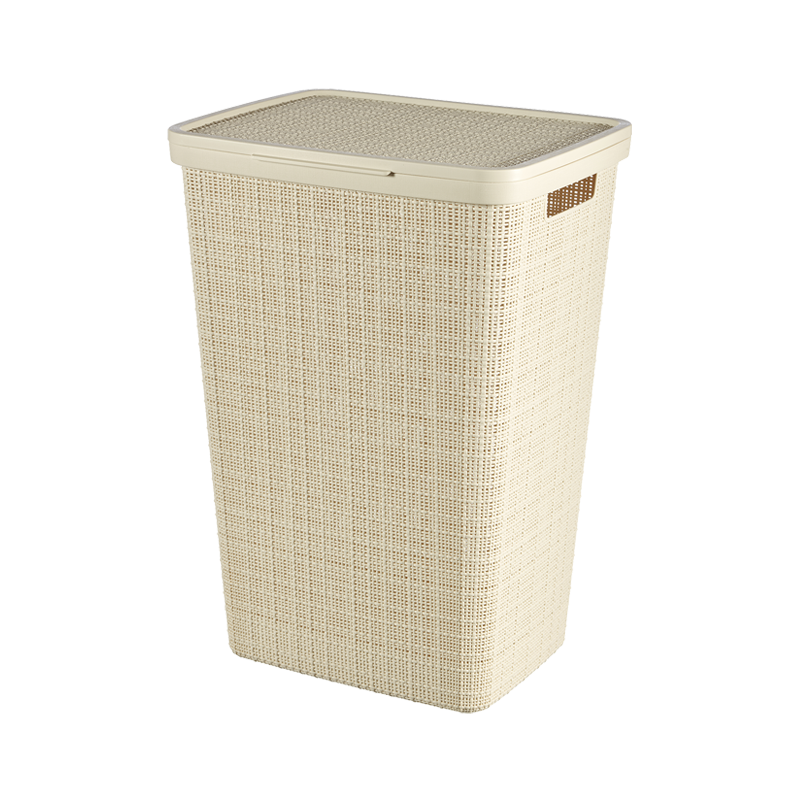 Cesti portabiancheria Portabiancheria jute laundry hamper bianco cm43x34x60 Cesti portabiancheria Portabiancheria jute laundry hamper bianco cm43x34x60