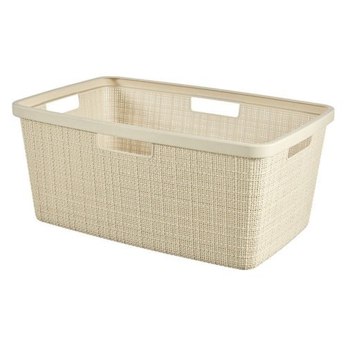 Cesti portabiancheria Portabiancheria jute basket bianco cm50x39x25h