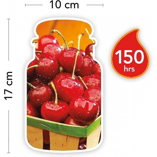 Complementi d arredo Candela profumata giara grande black cherry duratafino a 150 ore