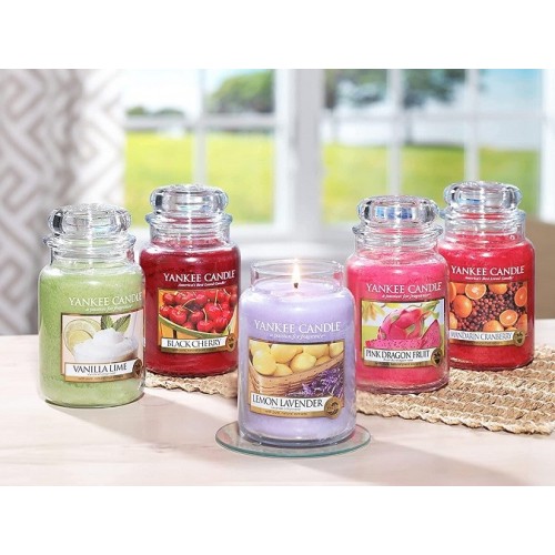 Complementi d arredo Candela profumata giara grande black cherry duratafino a 150 ore