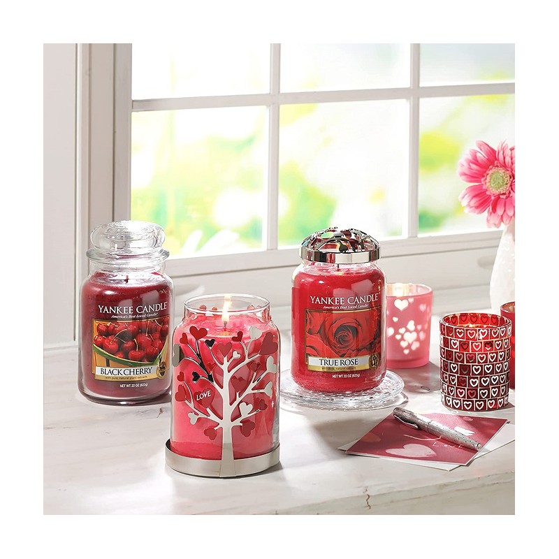 Complementi d arredo Candela profumata giara grande black cherry duratafino a 150 ore