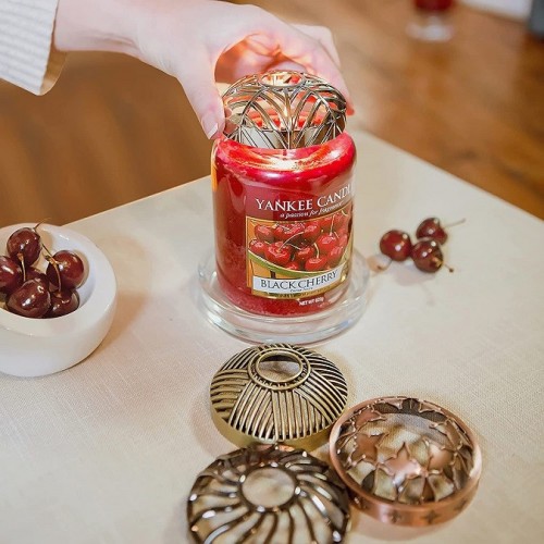 Complementi d arredo Candela profumata giara grande black cherry duratafino a 150 ore