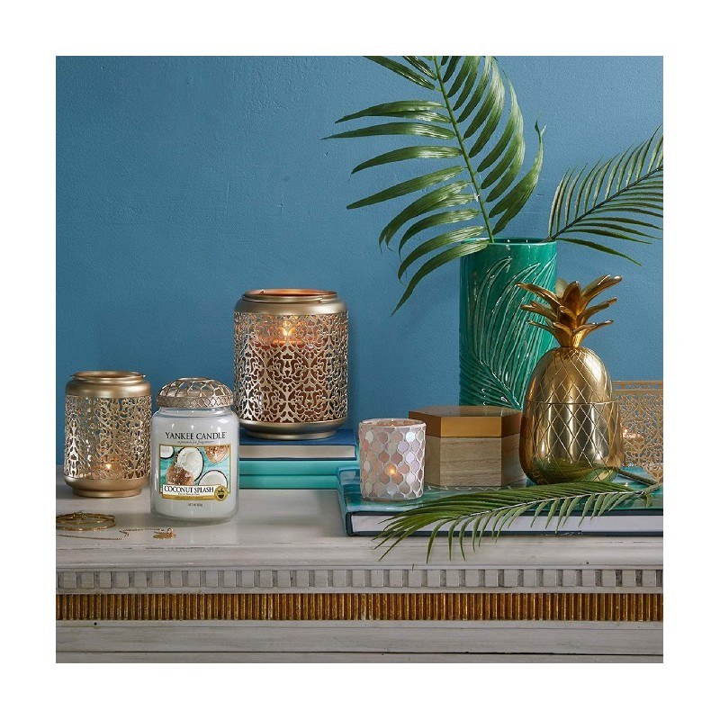 Complementi d arredo Candela profumata giara grande coconut splash durata fino a 150 ore