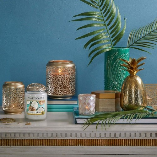 Complementi d arredo Candela profumata giara grande coconut splash durata fino a 150 ore