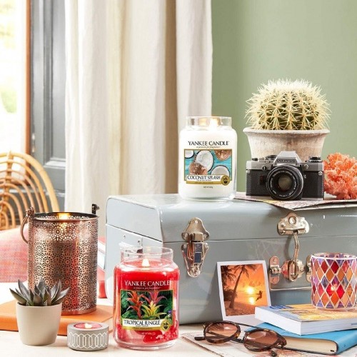 Complementi d arredo Candela profumata giara grande coconut splash durata fino a 150 ore