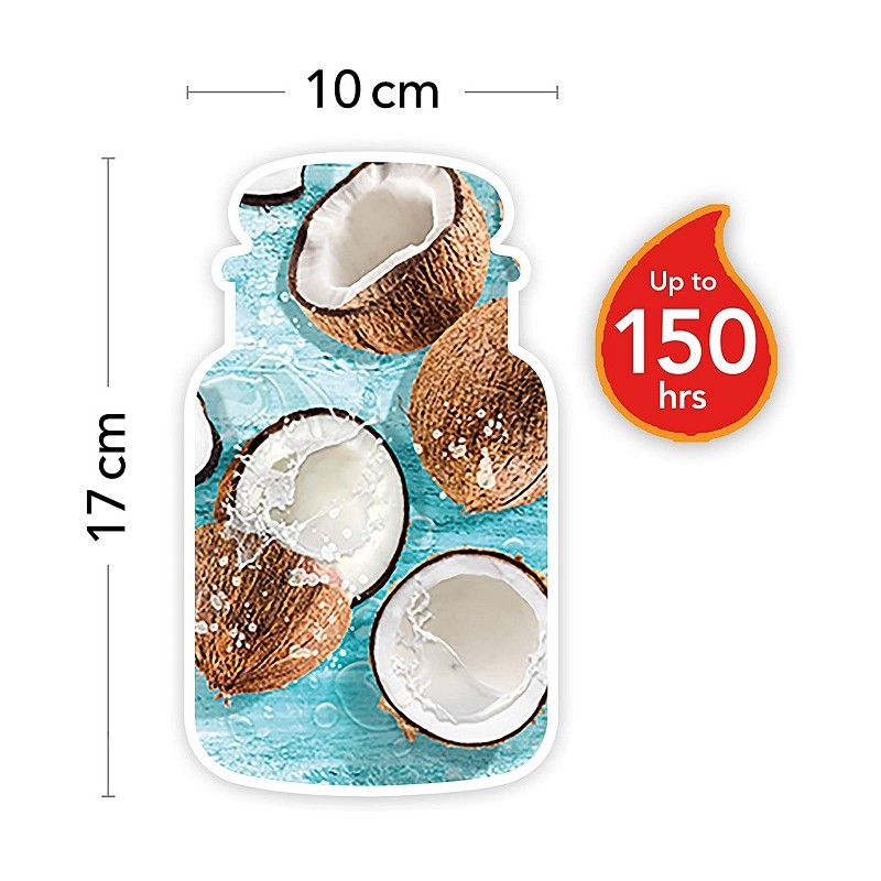Complementi d arredo Candela profumata giara grande coconut splash durata fino a 150 ore