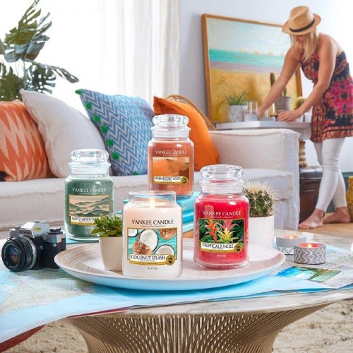 Complementi d arredo Candela profumata giara grande coconut splash durata fino a 150 ore