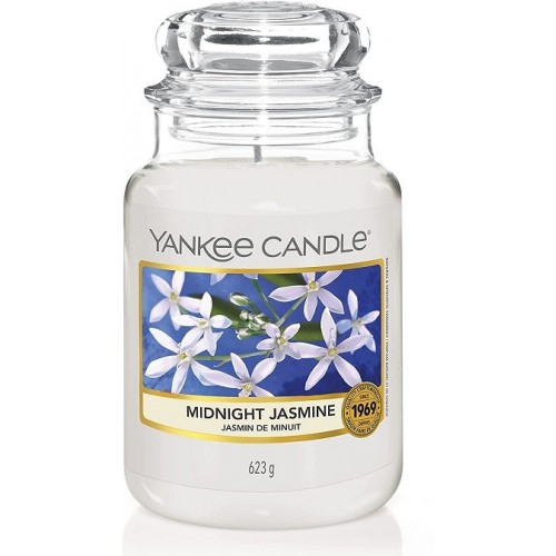 Complementi d arredo Candela profumata giara grande gelsomino notturno durata fino a 150 ore