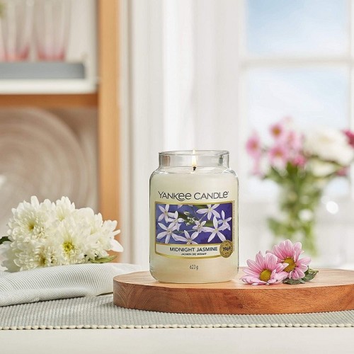 Complementi d arredo Candela profumata giara grande gelsomino notturno durata fino a 150 ore