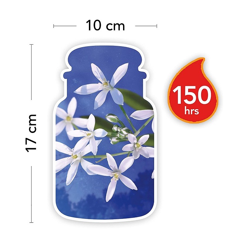 Complementi d arredo Candela profumata giara grande gelsomino notturno durata fino a 150 ore