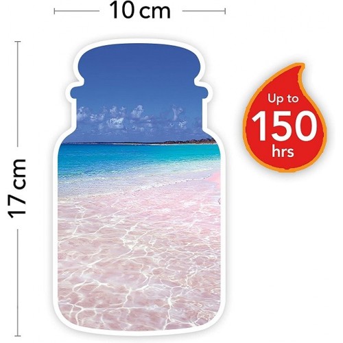 Complementi d arredo Candela profumata giara grande sabbie rosa fino a 150 ore