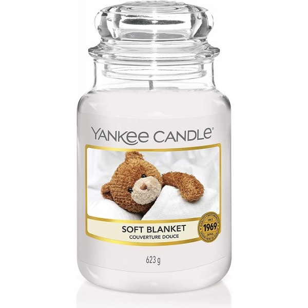 Complementi d arredo Candela profumata giara grande soft blanket fino a 150 ore