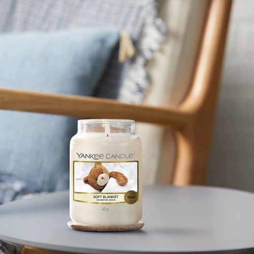 Complementi d arredo Candela profumata giara grande soft blanket fino a 150 ore