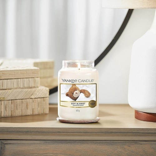 Complementi d arredo Candela profumata giara grande soft blanket fino a 150 ore