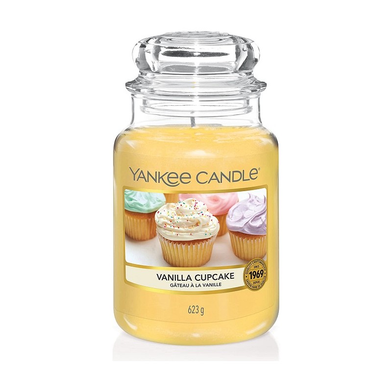 Complementi d arredo Candela profumata giara grande vanilla cupcake fino a 150 ore