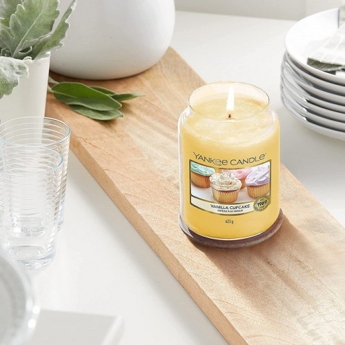 Complementi d arredo Candela profumata giara grande vanilla cupcake fino a 150 ore
