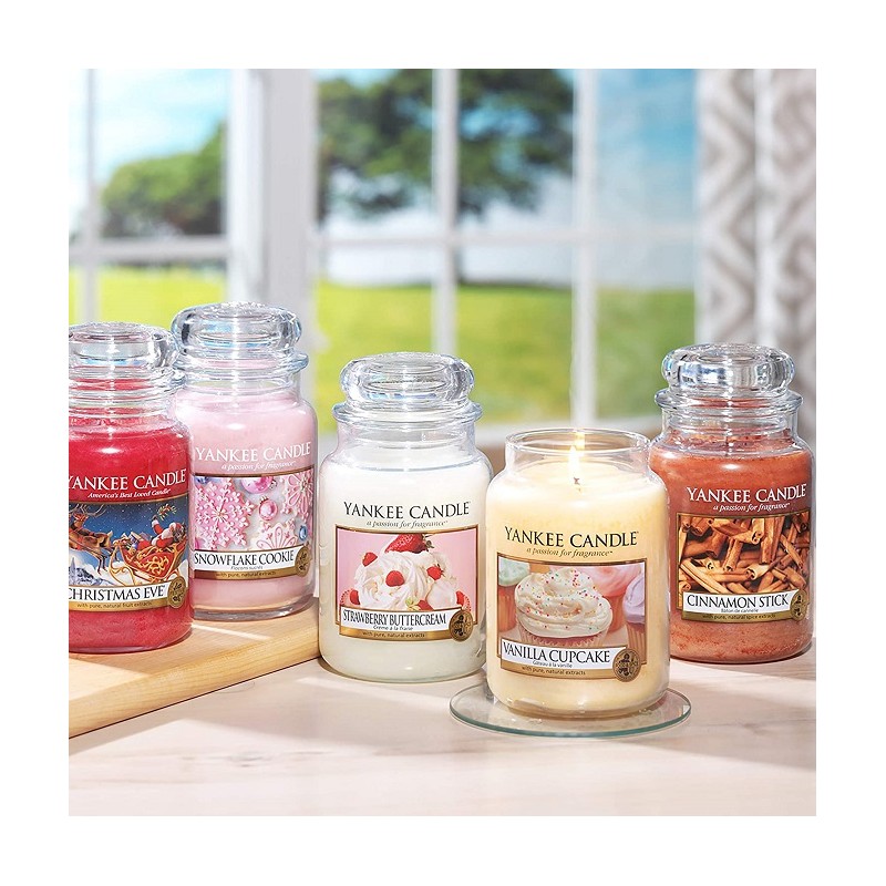 Complementi d arredo Candela profumata giara grande vanilla cupcake fino a 150 ore