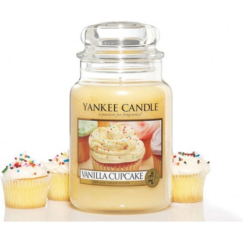 Complementi d arredo Candela profumata giara grande vanilla cupcake fino a 150 ore