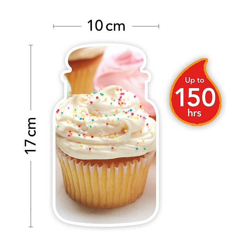Complementi d arredo Candela profumata giara grande vanilla cupcake fino a 150 ore