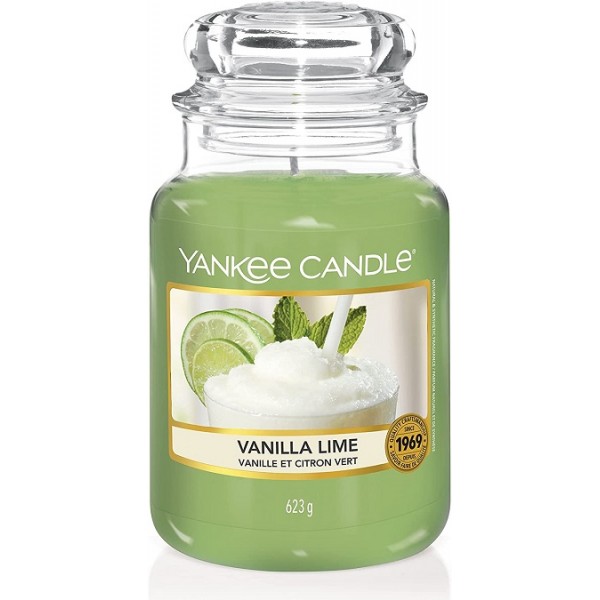 Complementi d arredo Candela profumata giara grande vanilla lime fino a 150 ore