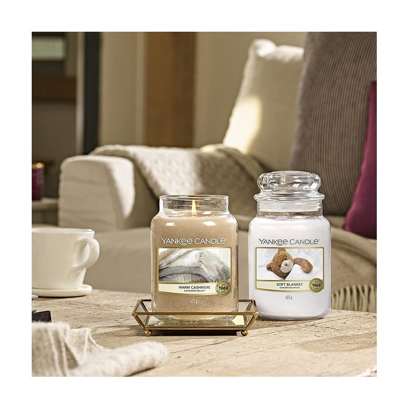 Complementi d arredo Candela profumata giara grande warm cashmere fino a 150 ore