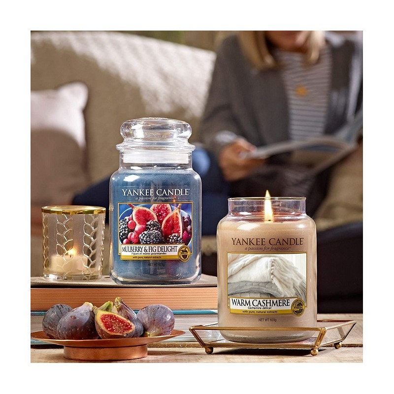 Complementi d arredo Candela profumata giara grande warm cashmere fino a 150 ore