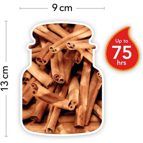 Complementi d arredo Candela profumata giara media cinnamon stick fino a 75 ore