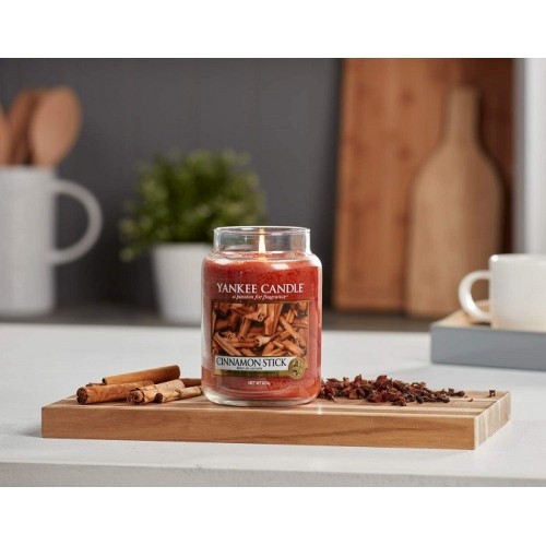 Complementi d arredo Candela profumata giara media cinnamon stick fino a 75 ore