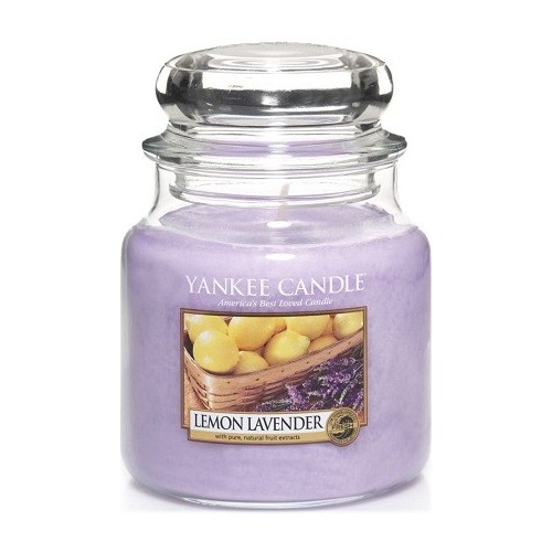 Complementi d arredo Candela profumata giara media lemon lavander fino a 75 ore