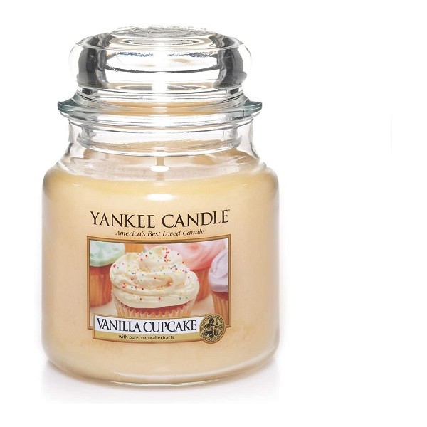 Candele profumate Candela profumata giara media vanilla cupcake fino a 75 ore