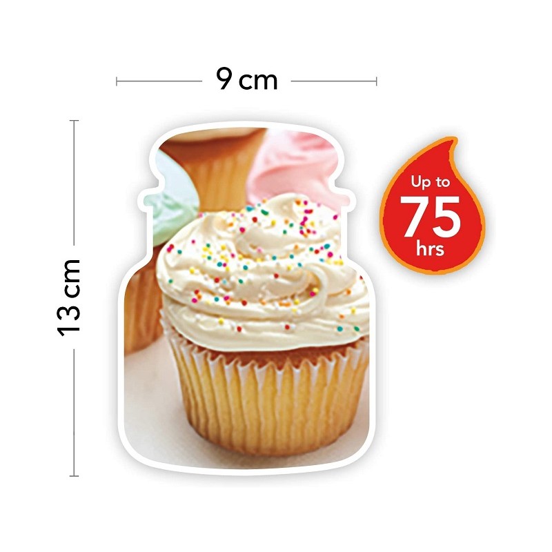 Candele profumate Candela profumata giara media vanilla cupcake fino a 75 ore