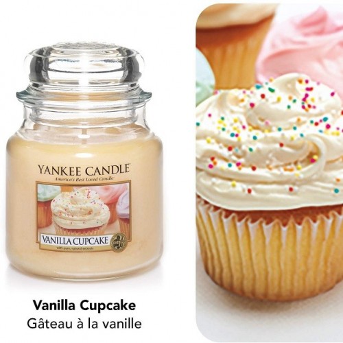 Candele profumate Candela profumata giara media vanilla cupcake fino a 75 ore