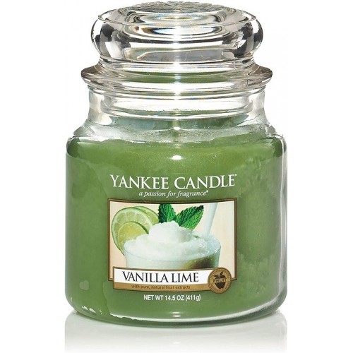 Candele profumate Candela profumata giara media vanilla lime fino a 75 ore