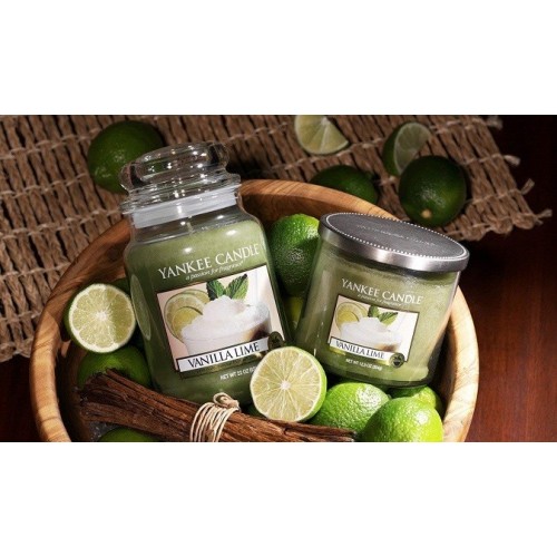Candele profumate Candela profumata giara media vanilla lime fino a 75 ore