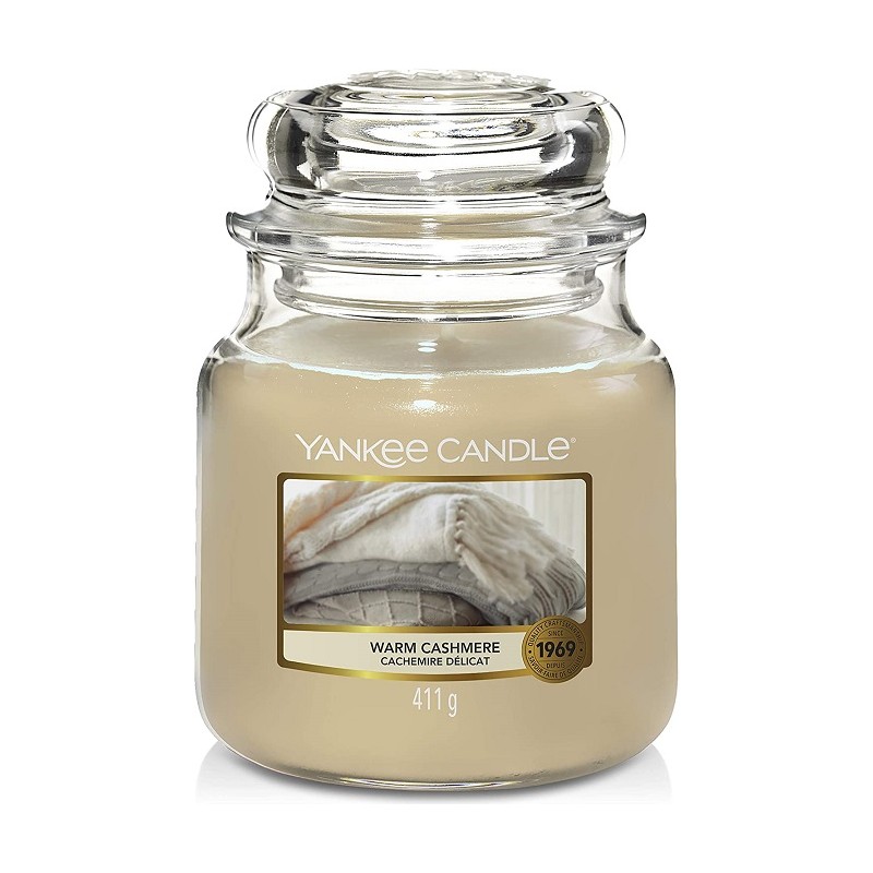 Candele profumate Candela profumata giara media warm cashmere fino a 75 ore