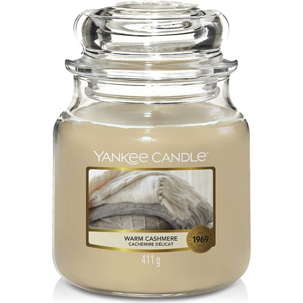 Candele profumate Candela profumata giara media warm cashmere fino a 75 ore