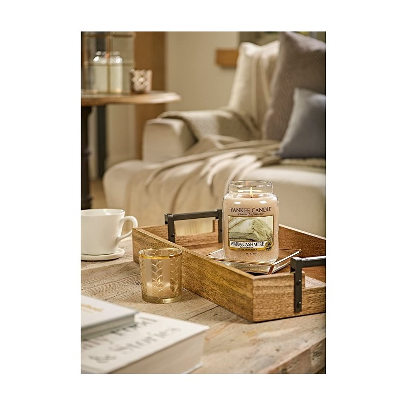 Candele profumate Candela profumata giara media warm cashmere fino a 75 ore